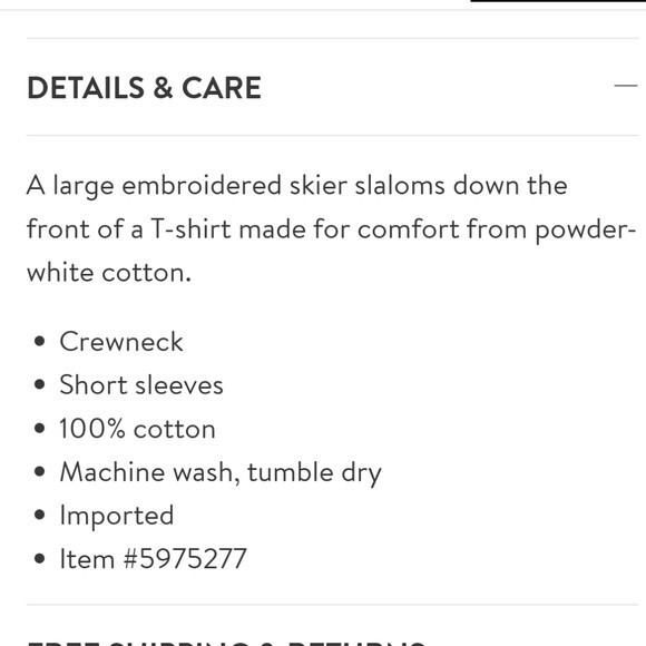 French Connection 100% Cotton Embroidered Skier Short Sleeve T-Shirt - Picture 10 of 10